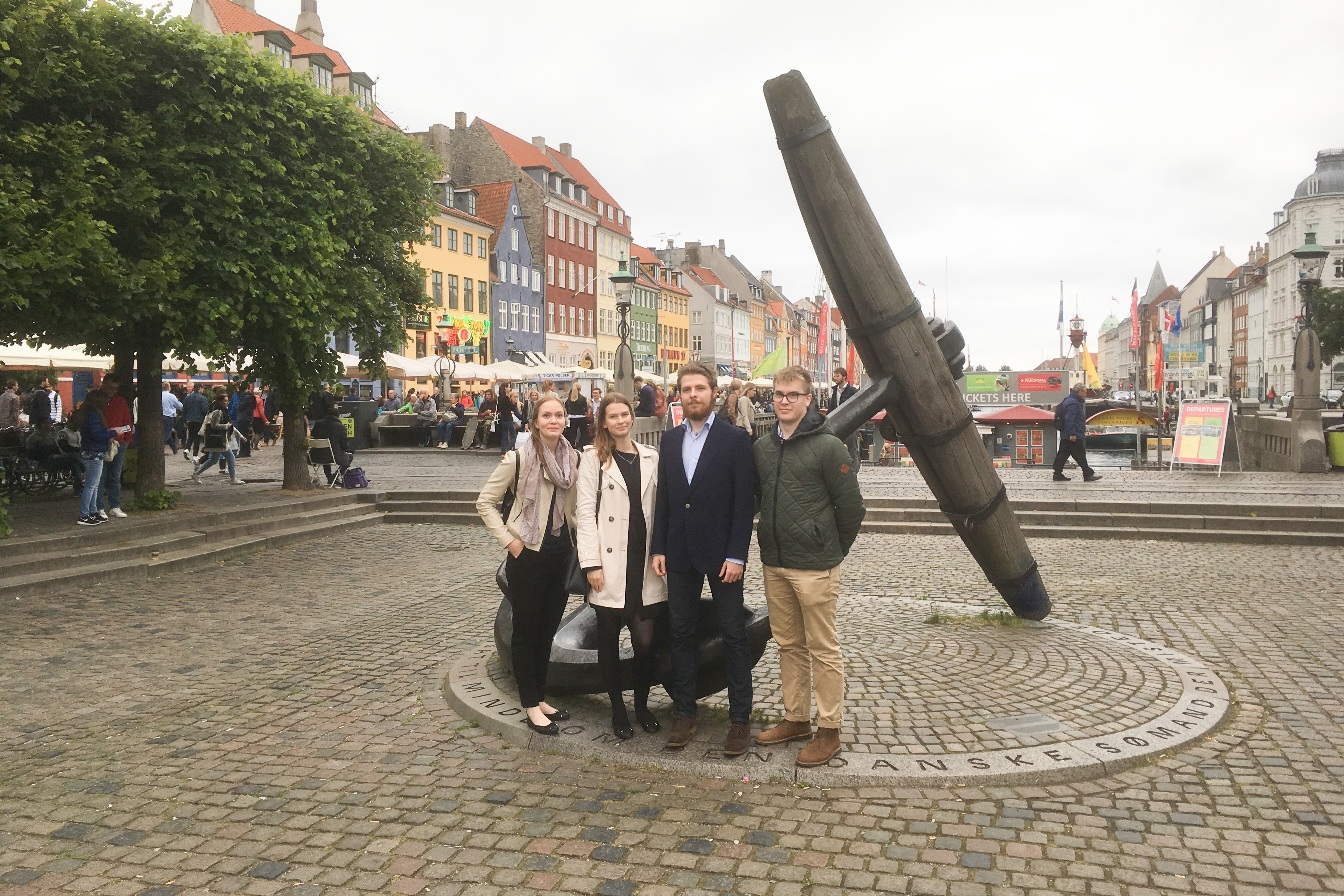 Stażyści Teknos w Nyhavn