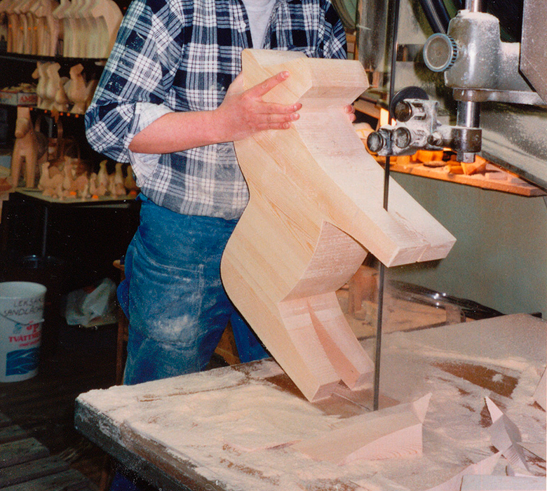 Dala horse production