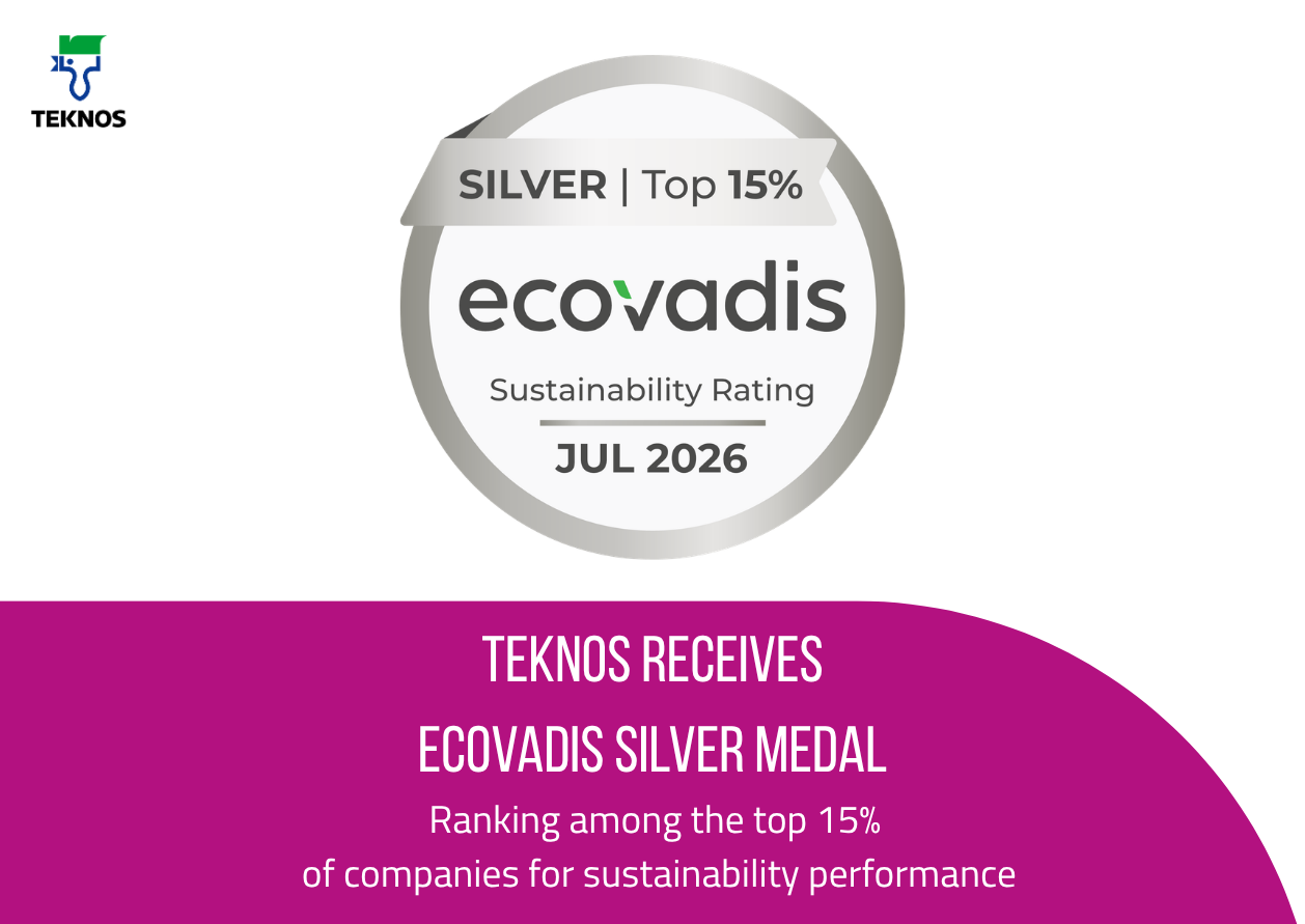 Image for TEKNOS RECIVES ECOVADIS SILVER MEDAL newsroom post.png