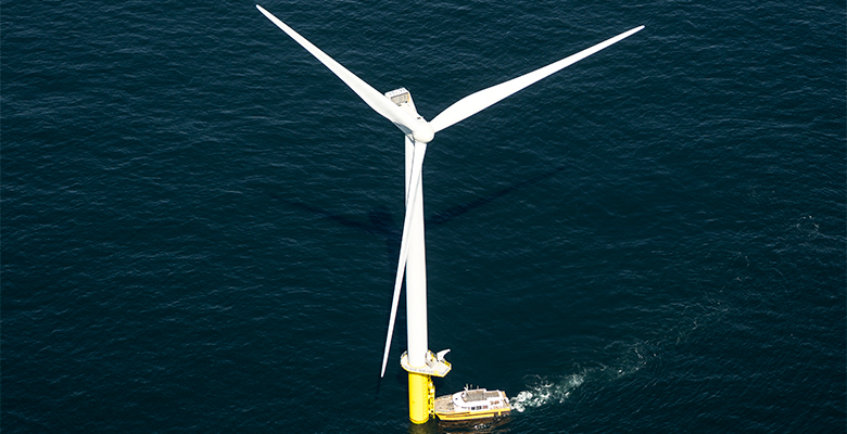  Boats pushes onto the turbine